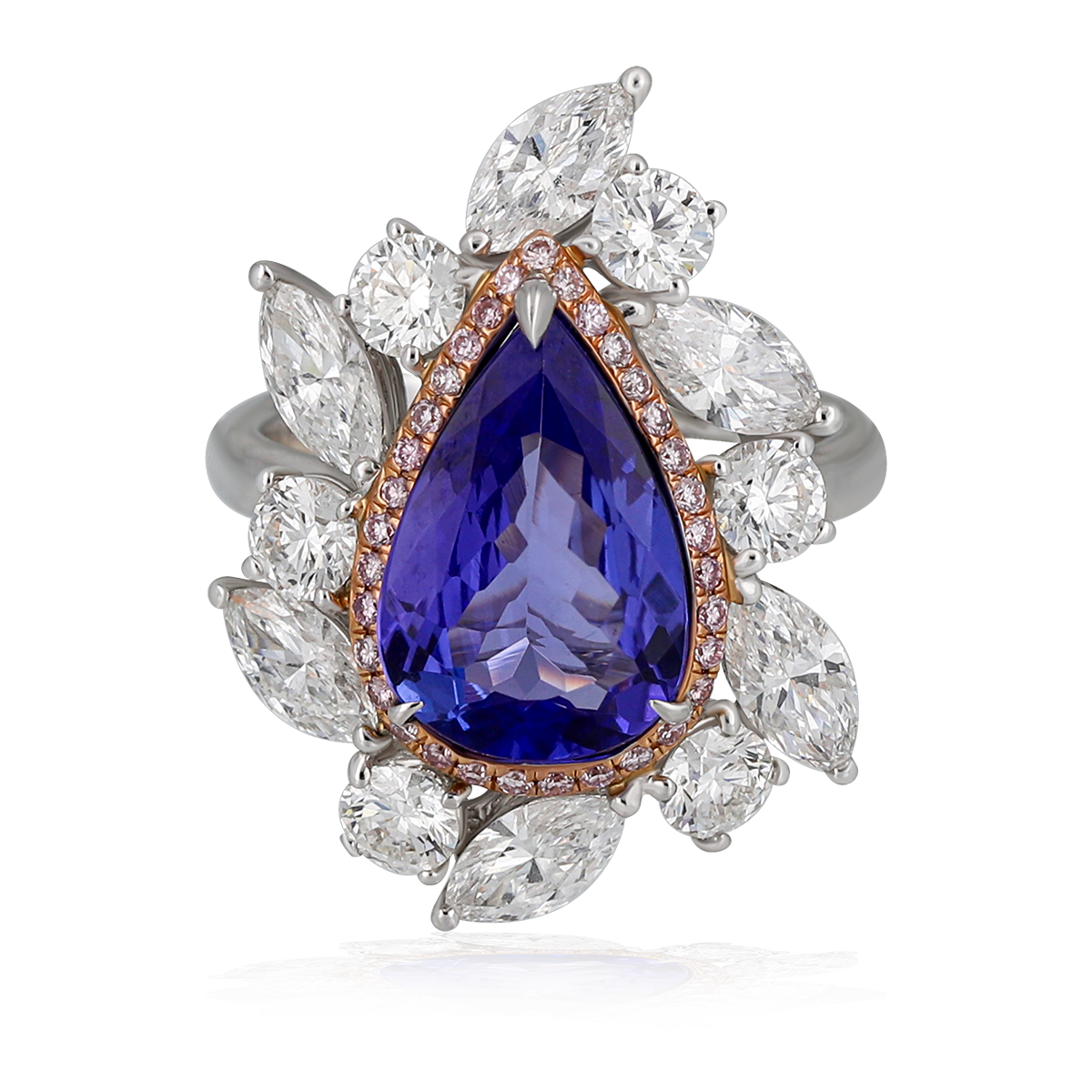 Diamond Tanzanite Ring