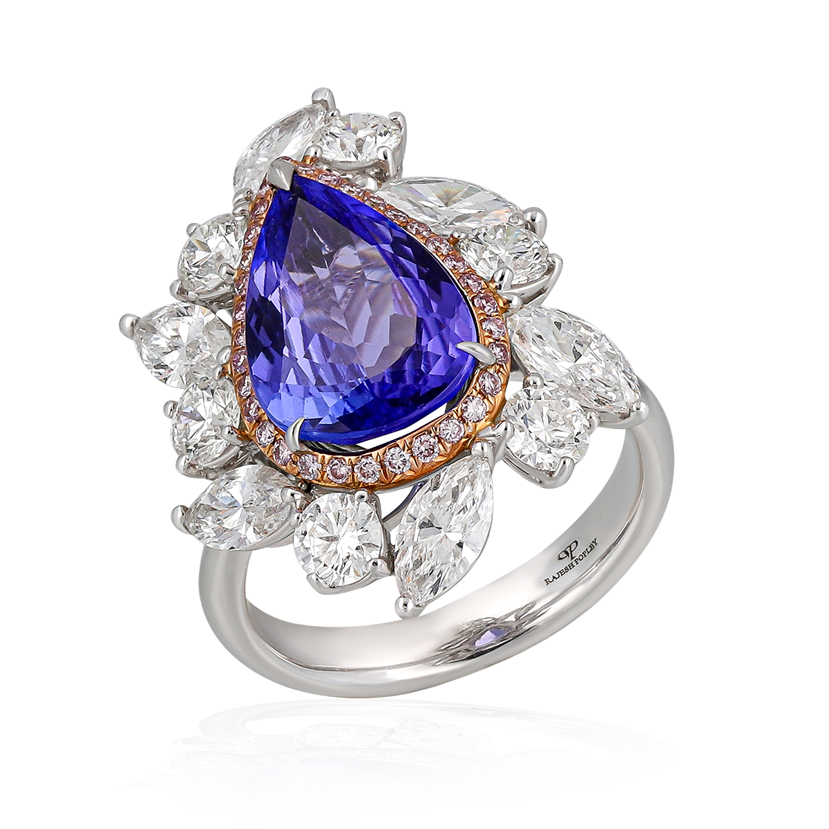 Diamond Tanzanite Ring