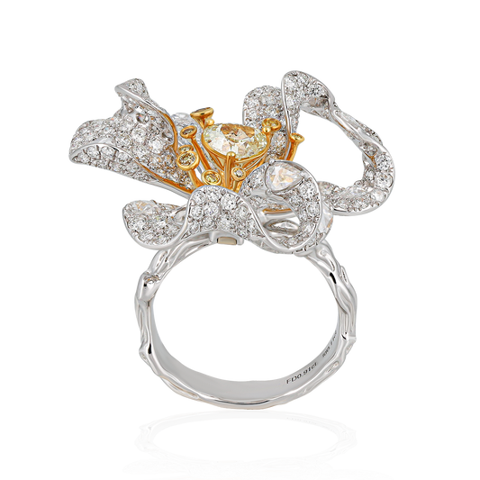 Floral Diamond Ring