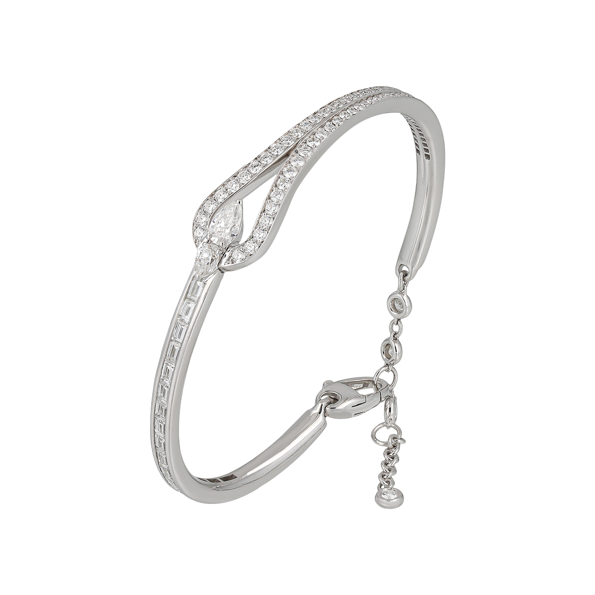 Diamond Loop Bangle