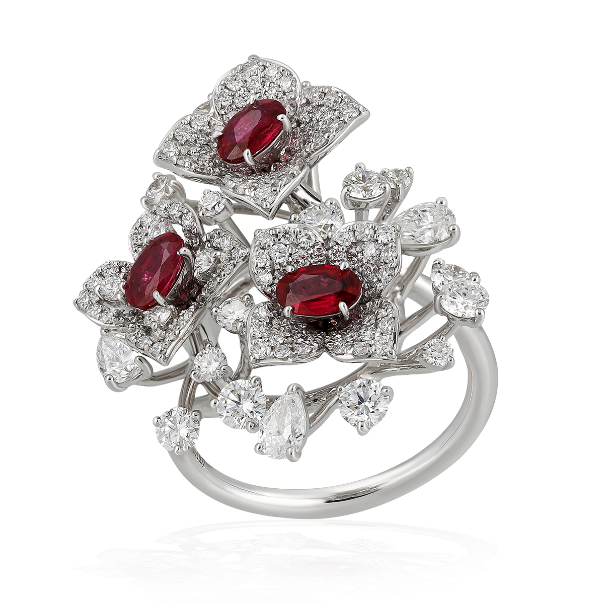 Diamond Ruby Ring
