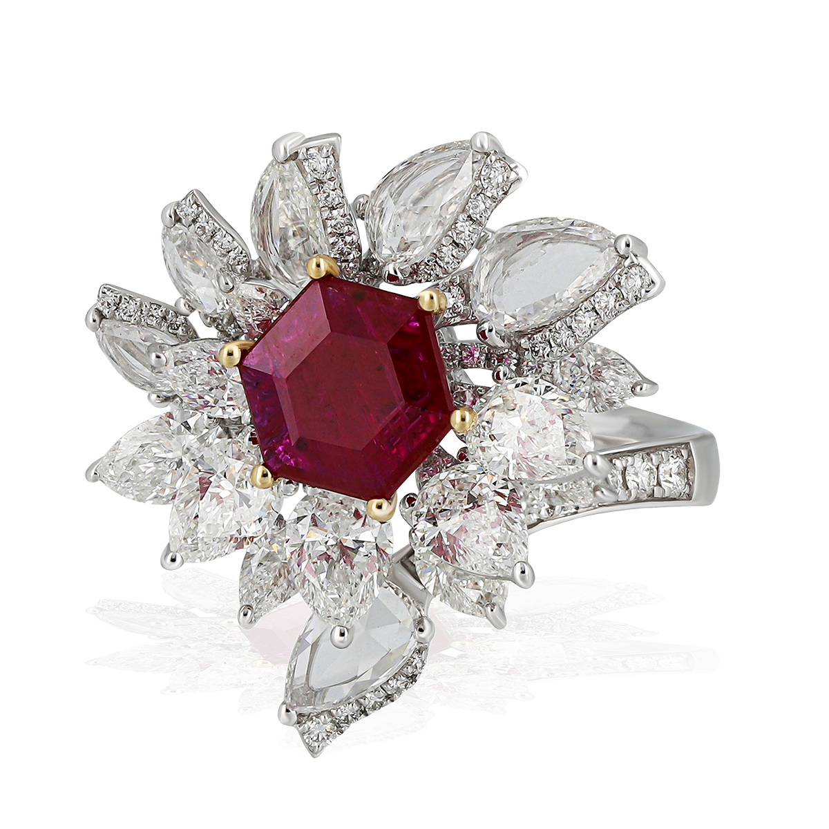 Diamond Ruby Ring