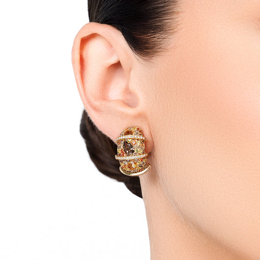 Diamond & Colored Stone Earrings