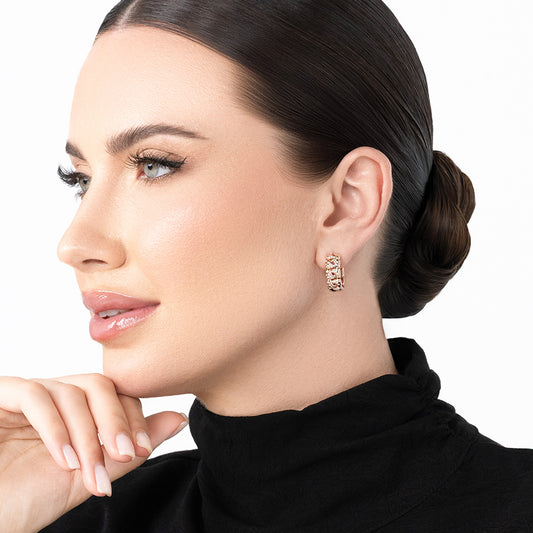 Diamond & Ruby Earrings