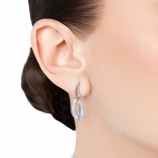 Diamond & Sapphire Earrings