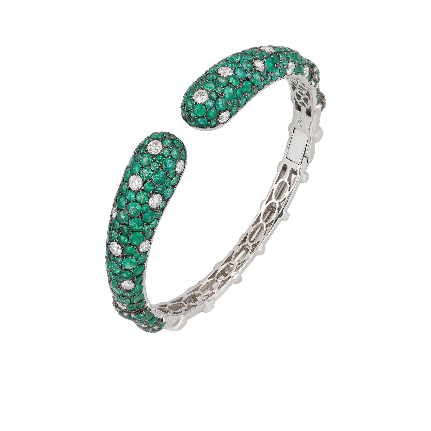 Emerald & Diamond Bangle