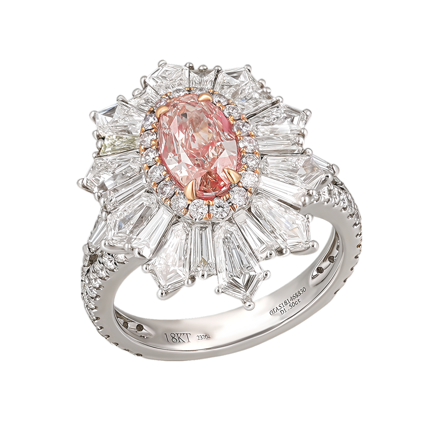 Certified Fancy Diamond Ring