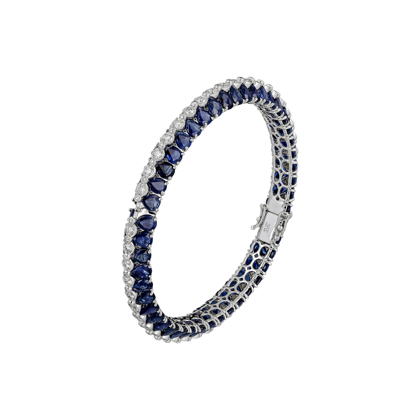 Diamond & Sapphire Bangle