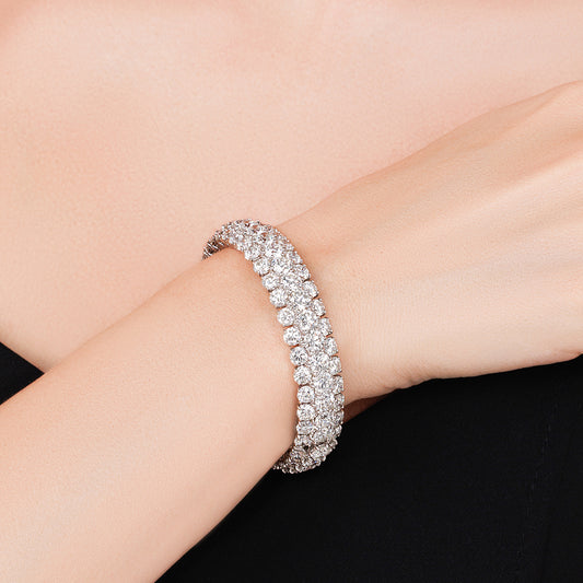 Solitaire Diamond Bangle