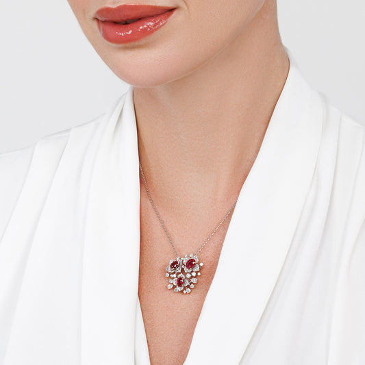 Diamond Ruby Pendant