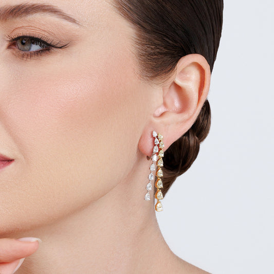 White & Yellow Diamond Set