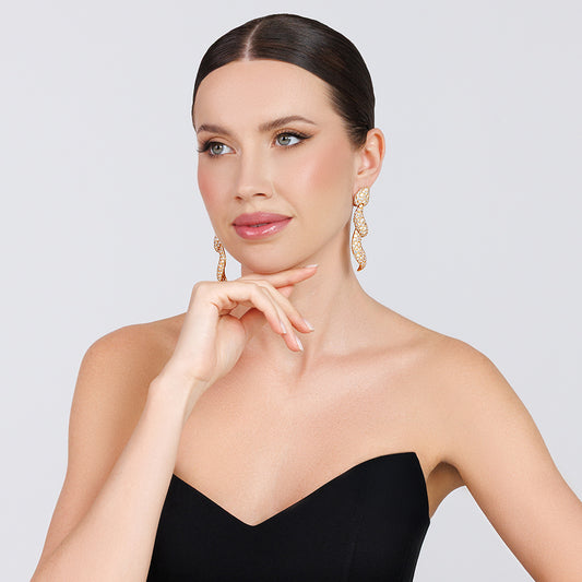 Cascading Diamond Earrings