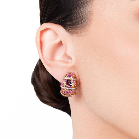 Diamond & Colored Stone Earrings