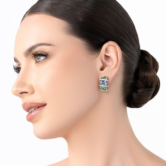 Diamond & Colored Stone Earrings