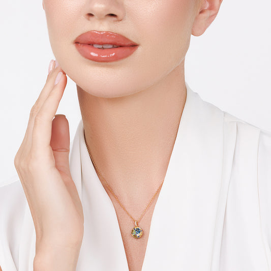 Diamond & Colored Stone Pendant