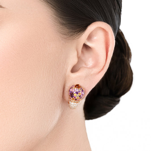 Diamond & Colored Stone Earrings