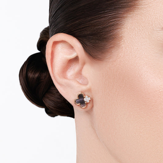 Diamond & Mother of Pearl Earrings