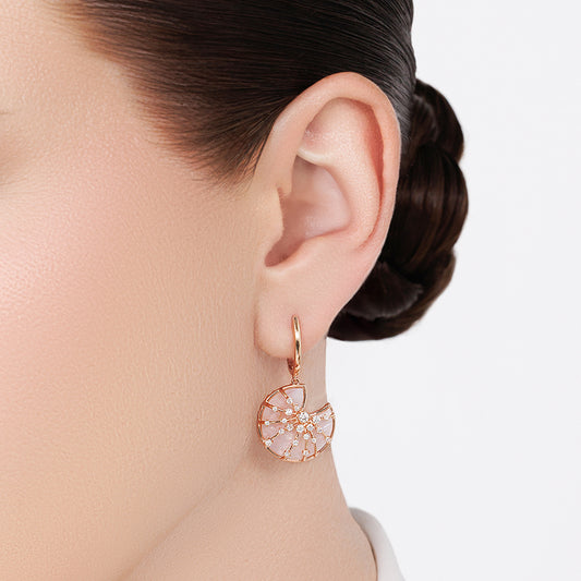 Diamond & Mother of Pearl Earrings