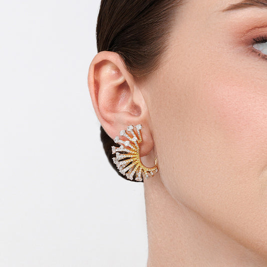 Elevated Diamond Earrings