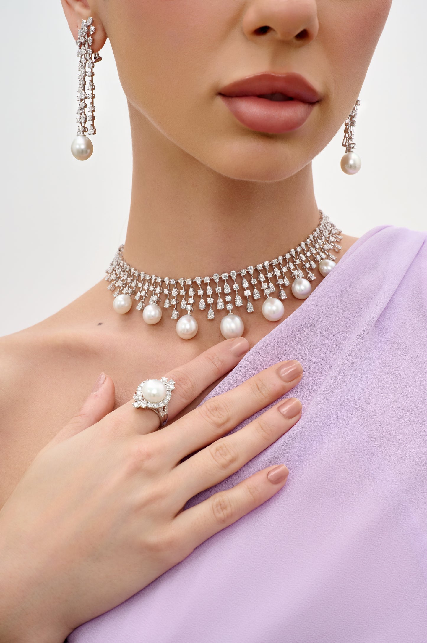 Diamond & Pearl Half Set