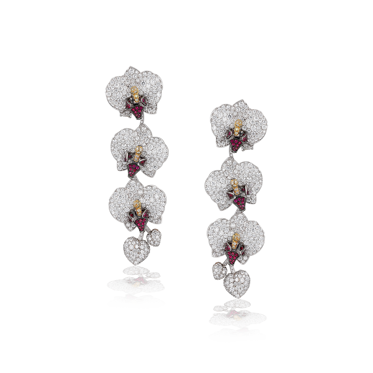 Diamond Orchidee Earring