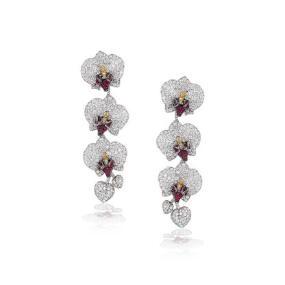 Diamond Orchidee Earring