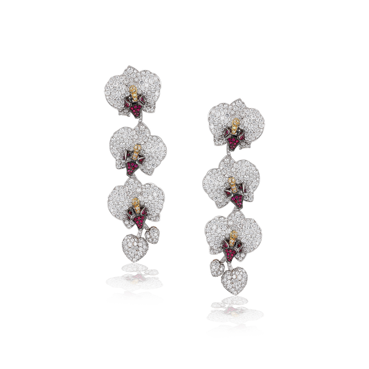 Diamond Orchidee Earring