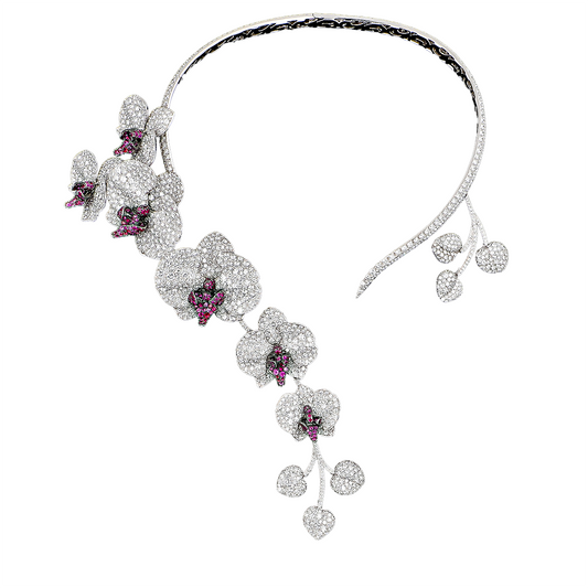 Diamond Orchidee Necklace
