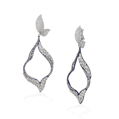 Titanium Diamond Earrings