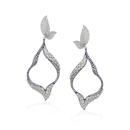 Titanium Diamond Earrings