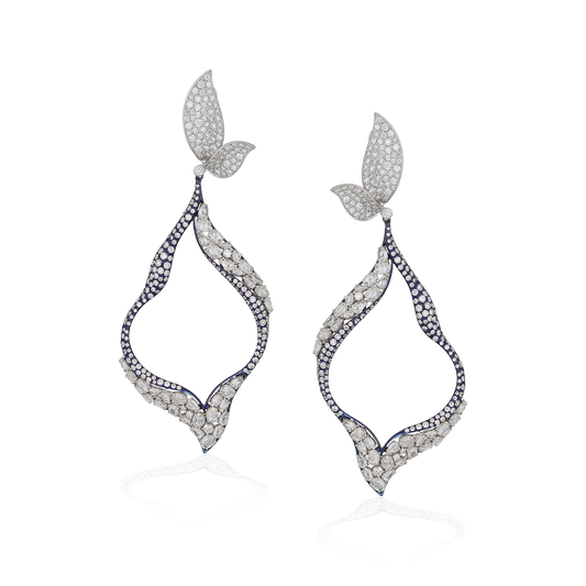 Titanium Diamond Earrings