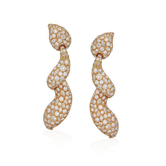 Cascading Diamond Earrings