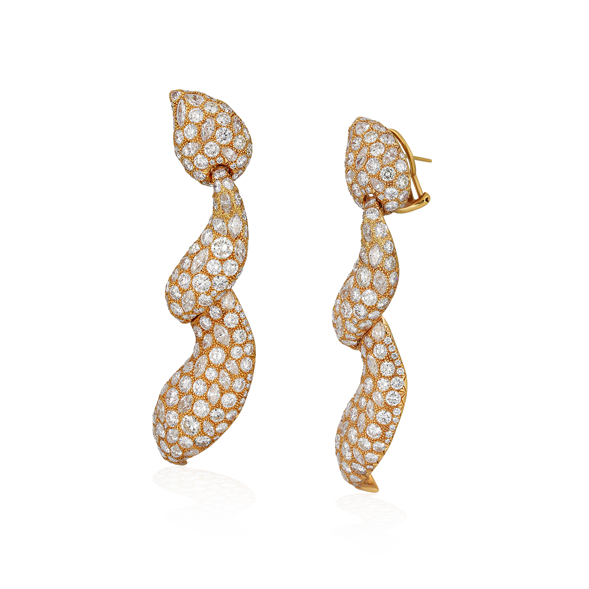 Cascading Diamond Earrings