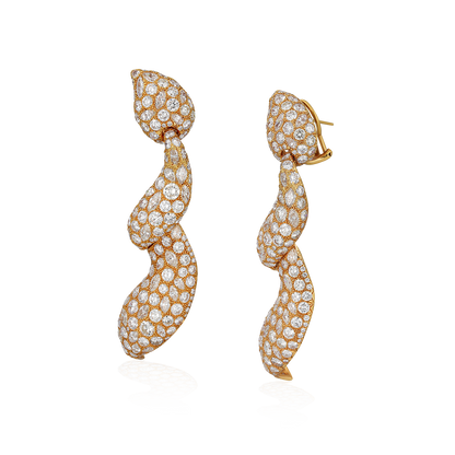 Cascading Diamond Earrings