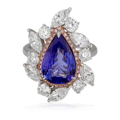 Diamond Tanzanite Ring