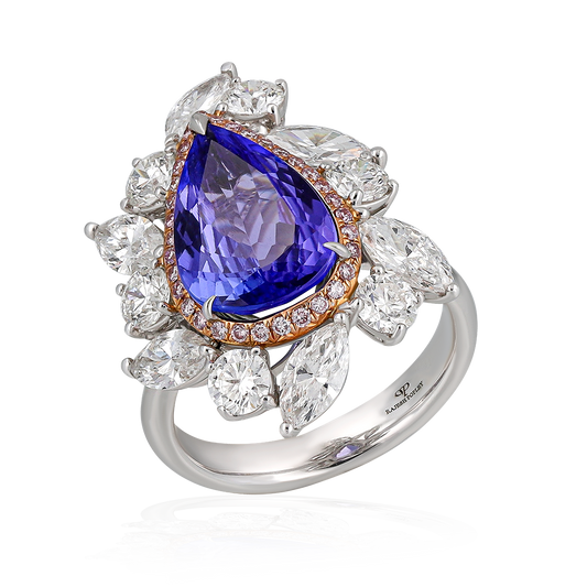 Diamond Tanzanite Ring