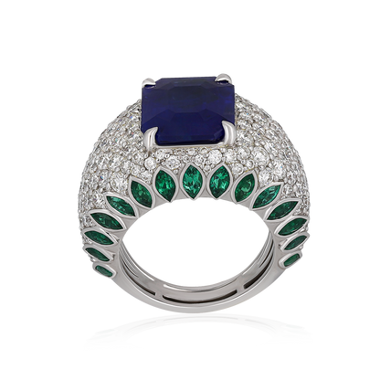 Emerald & Sapphire Ring