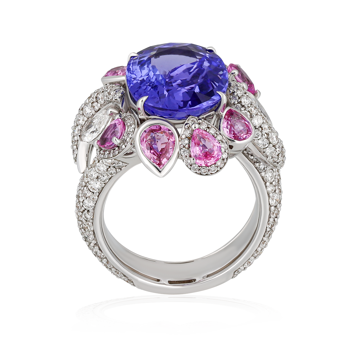 Diamond Tanzanite Ring
