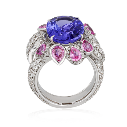 Diamond Tanzanite Ring