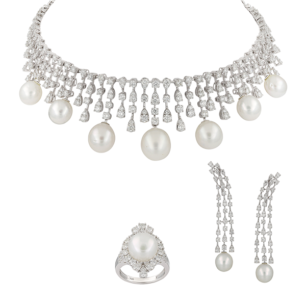 Diamond & Pearl Half Set