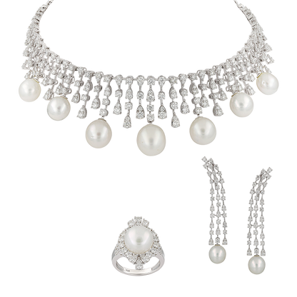 Diamond & Pearl Half Set