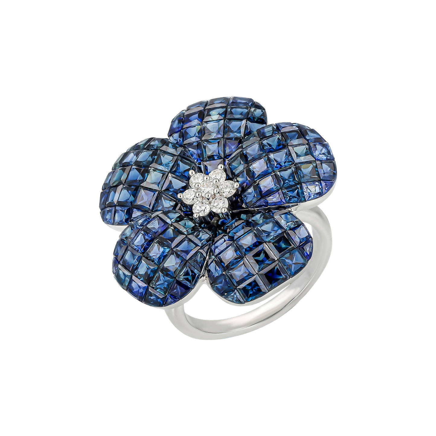 Floral Sapphire Ring