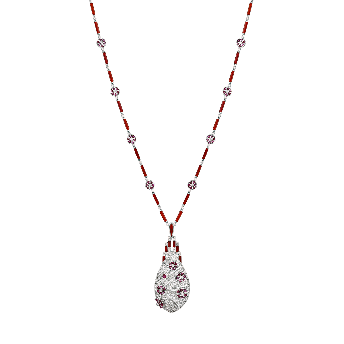 Diamond Ruby Pendant