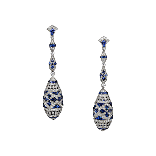 Dangling Sapphire Earrings