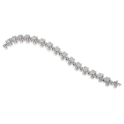 Geometric Diamond Bracelet