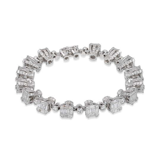 Geometric Diamond Bracelet