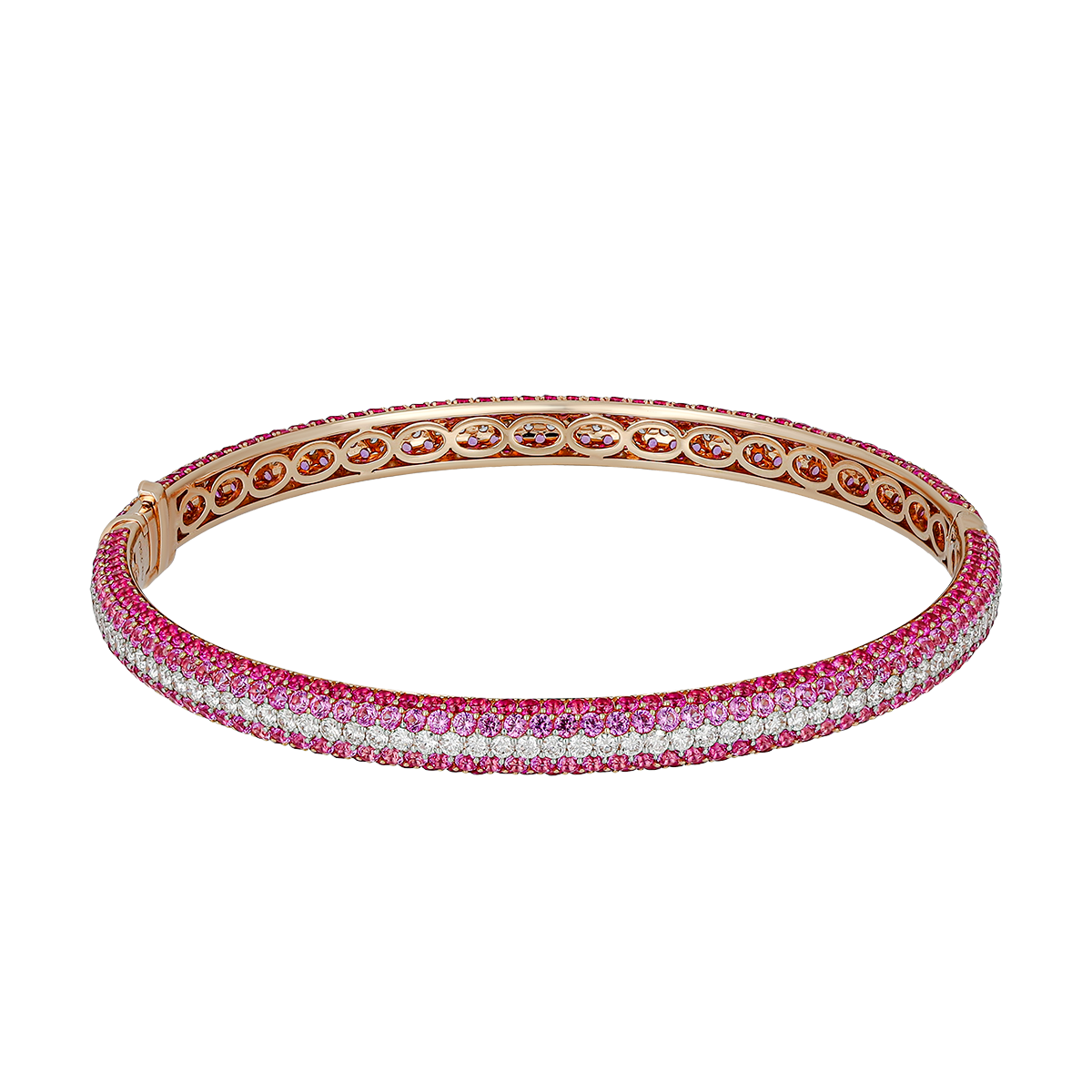 Pink Sapphire Bangle