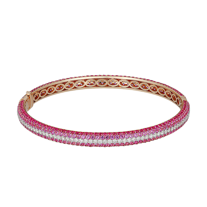 Pink Sapphire Bangle