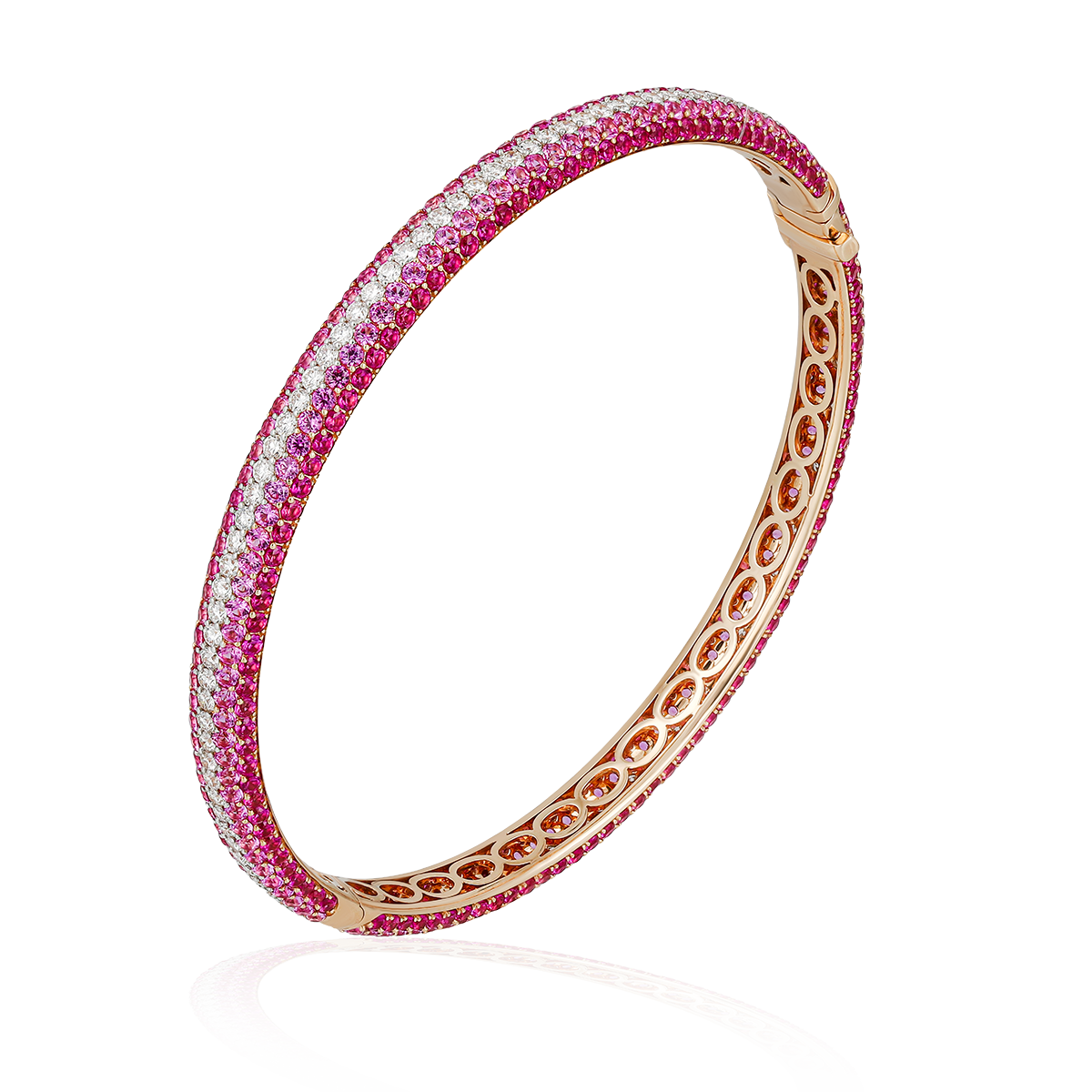 Pink Sapphire Bangle