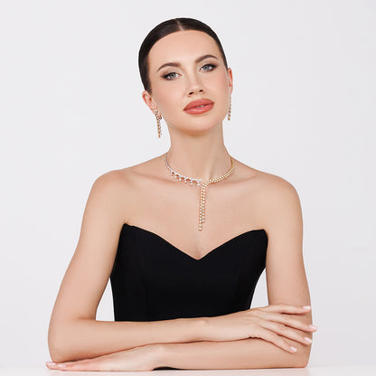 Yellow White Diamond Choker